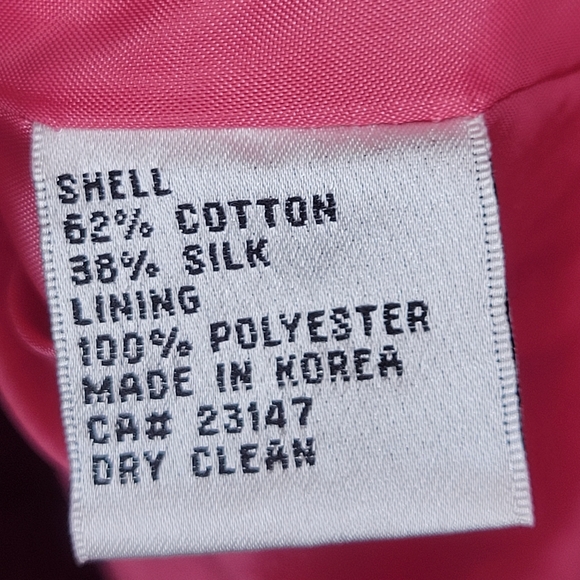 Talbots Pink Silk Blazer, Size 16, Excellent Condition! - Picture 5 of 8